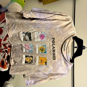Cropped T Shirt - Polaroid Design